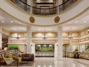 Resides atop of hilton garden inn